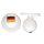 12 Kochknöpfe mit Deutschland Farben