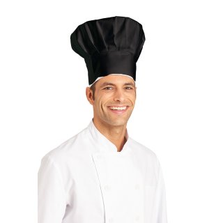 Großer Kochhut Universalgröße in zwei Farben schwarz