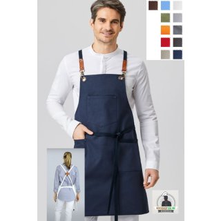 Latzschürze Canvas unisex in 11 Farben