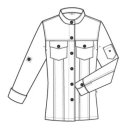Kochjacke im Jeansjackenstyle