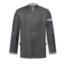 Kochjacke Denim Style anthrazit