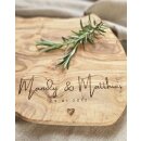 personalisierbar | Servierplatte aus Olivenholz |...